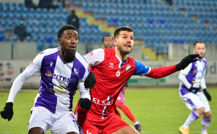 FC Argeş - FC Botoşani 1-0 (0-0), în etapa a 16-a a Ligii I de  fotbal.