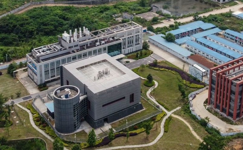 Vedere aeriană a Institutului de Virologie din Wuhan, 27 mai 2020 (Hector Retamal/AFP via Getty Images)