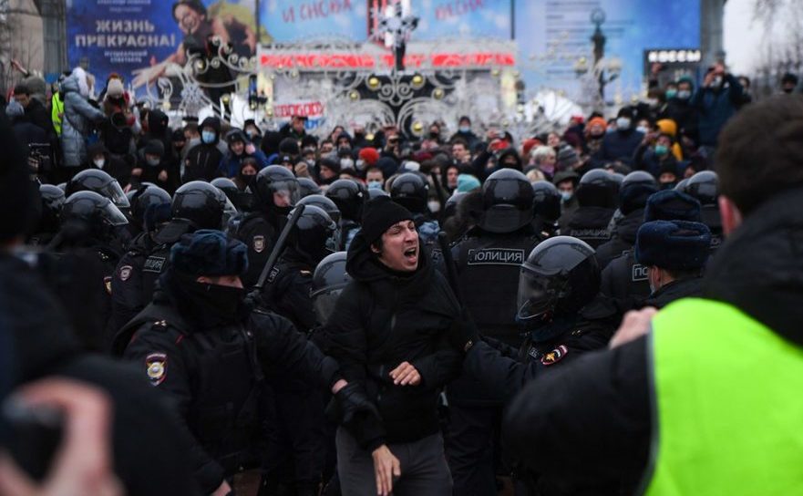 Noi proteste la Moscova, 31 ianuarie 2021