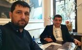 Marius Lulea (st) şi George Simion (g4media.ro)