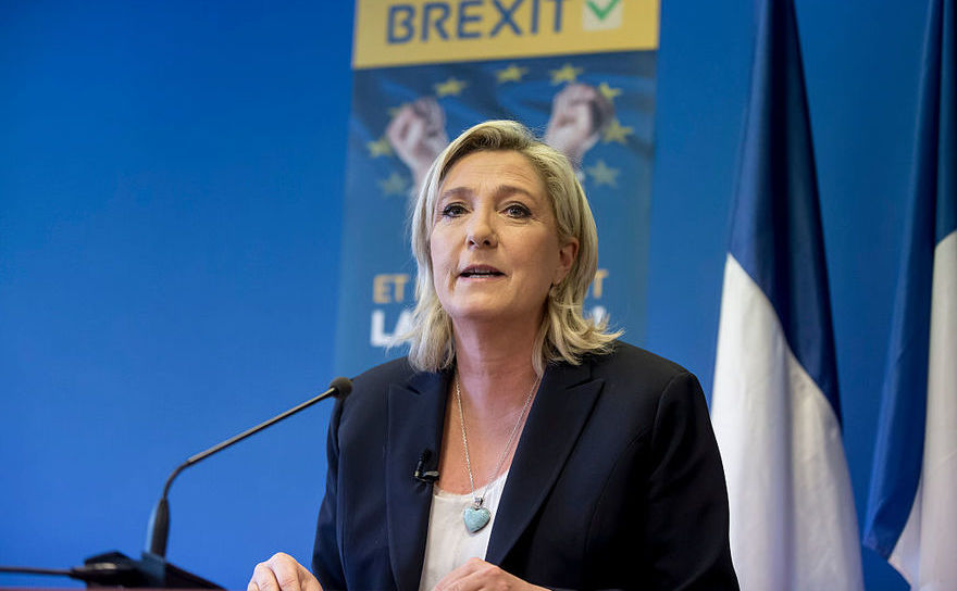 Marine Le Pen, liderul Frontului Naţional (Vincent Isore / IP3 / via Getty Images)
