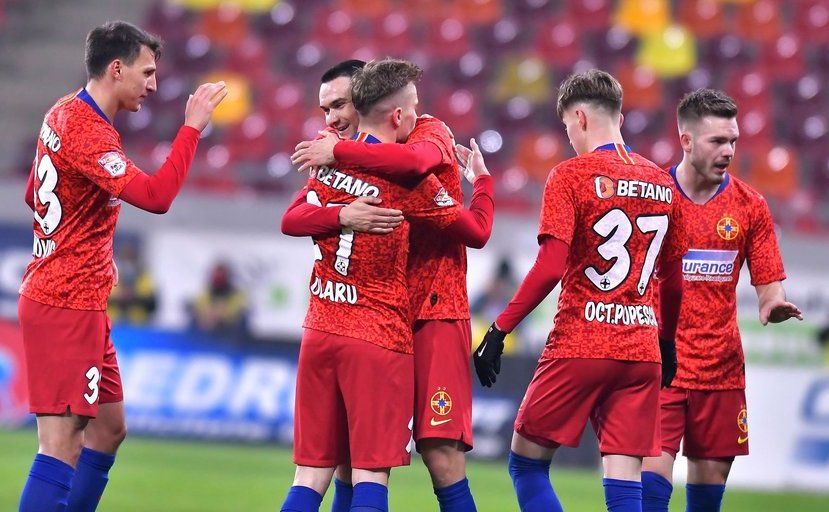 FCSB - Chindia Târgovişte 1-0 (1-0), în etapa a 24-a a Ligii I de fotbal.