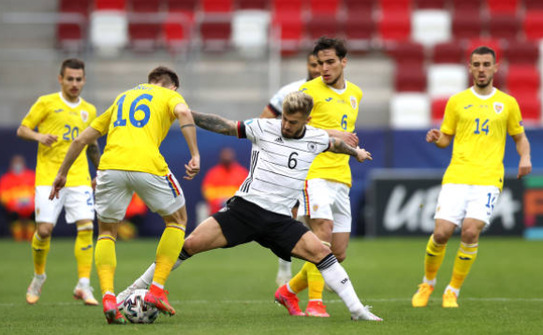 România - Germania 0-0,  pe Stadionul Uj  Bozsik din Budapesta, în ultimul meci din Grupa A a Campionatului European U21. (Getty Images)