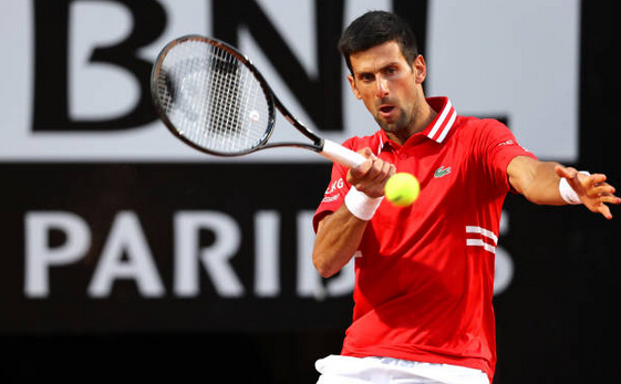 Jucătorul sârb de tenis Novak  Djokovic.