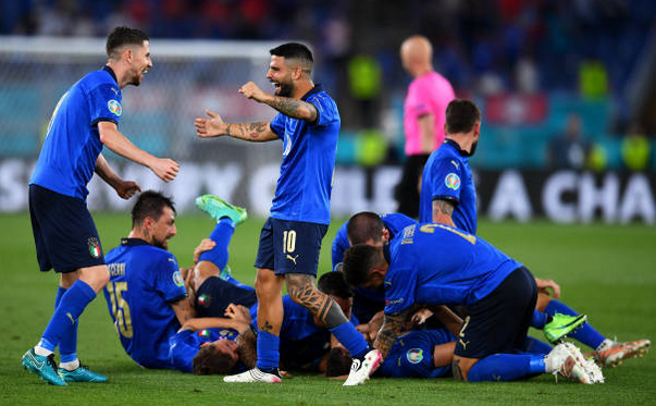 Italia - Elveţia 3-0, miercuri seara, pe Stadio Olimpico  din Roma, în Grupa A a EURO 2020.