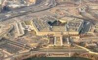 Pentagonul, sediul Departamentului Apărării în comitatul Arlington, lângă fluviul Potomac, Washington (Daniel Slim/AFP via Getty Images)