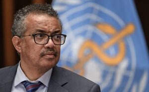 Directorul Organizaţiei Mondiale a Sănătăţii, Tedros Adhanom Ghebreyesus - 3 iulie 2020 în Geneva (Fabrice Coffrini/AFP via Getty Images)