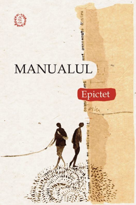 Coperta Manualului lui Epictet, publicat în limba română de editura Seneca Lucius Annaeus. (carturesti.ro)