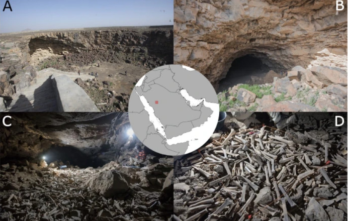 Imagini cu peştera Umm Jirsan, Arabia Saudită