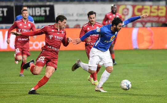 FC Botoşani - Farul Constanţa 0-2,  în  etapa a 14-a a Ligii I de fotbal. (Fotbal Club Botoşani/facebook)