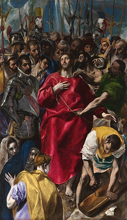 „Jefuirea” (El Espolio), pictură în ulei pe panză, El Greco, 1577-1579. (wikipedia.org)