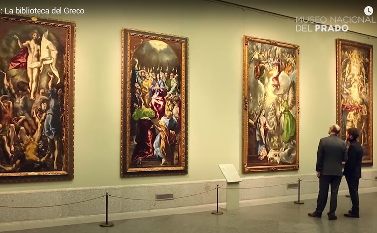 Expoziţia „Biblioteca lui El Greco” la Muzeul Prado, Madrid.