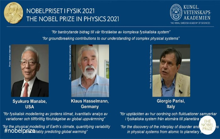 Premiul Nobel pentru Fizică 2021
