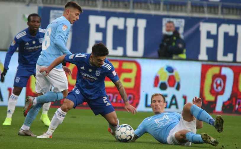 Liga I. FC Voluntari a învins-o în deplasare pe FC U Craiova, scor