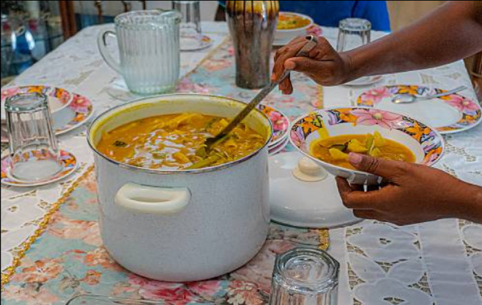 Soup joumou din Haiti