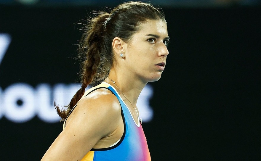 Jucătoarea română de tenis Sorana Cîrstea.