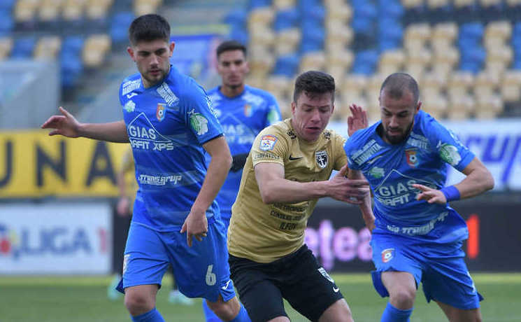 Chindia Târgovişte - FC Voluntari 0-0, în etapa a 22-a a   Ligii I de fotbal.