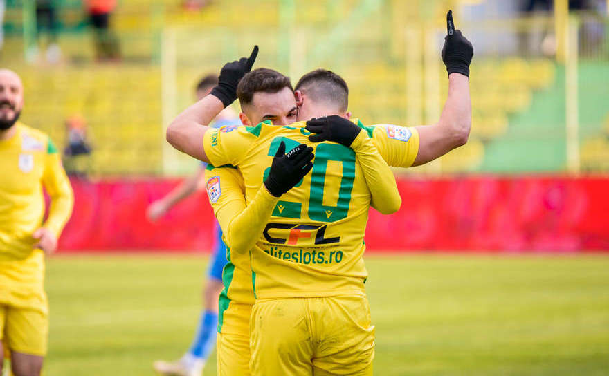 CS Mioveni - Academica Clinceni 3-1 (2-1), în etapa a 22-a a Ligii I de   fotbal.