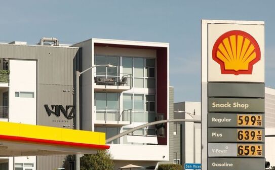 Benzinărie Shell în Los Angeles, SUA (Getty Images)