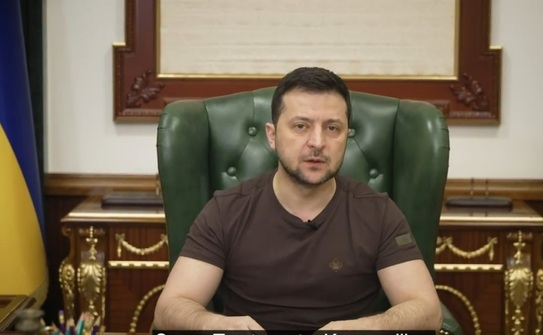 Volodimir Zelenski, preşedintele Ucrainei (Captură ecran)