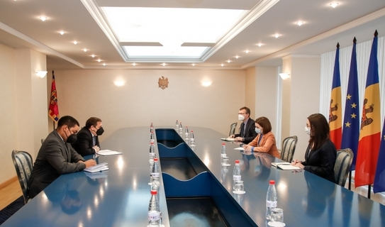 Maia Sandu, întâlnire cu Ruben Atoyan, şeful Misiunii FMI pentru RM (presedinte.md)