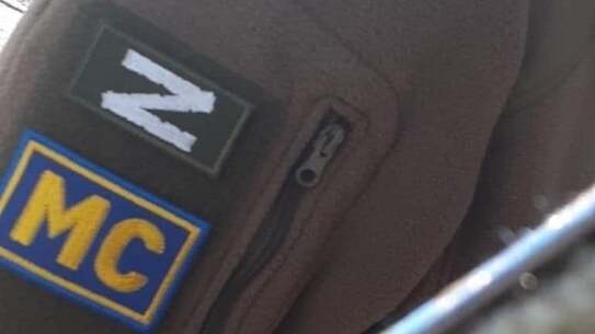 Simbolica rusă (Z) pe uniforma militară a pacificatorilor din Transnistria (facebook.com/Al.Tănase)