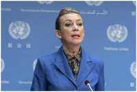 Maria Zaharova, purtătoarea de cuvânt a Ministerului rus de Externe (UNIAN)