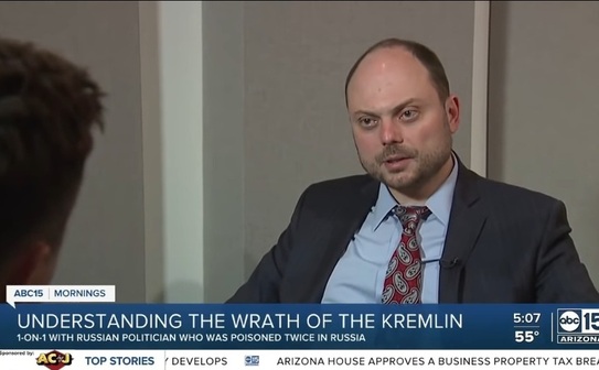 Vladimir Kara-Murza - critic proeminent al Kremlinului (Youtube - captură ecran)