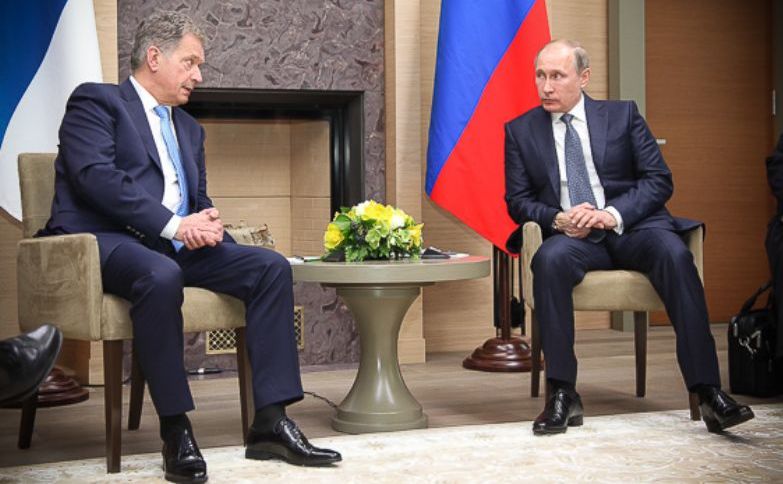 Preşedintele rus Vladimir Putin şi omologul său finlandez Sauli Niinisto, discută la Moscova, în 22 martie 2016