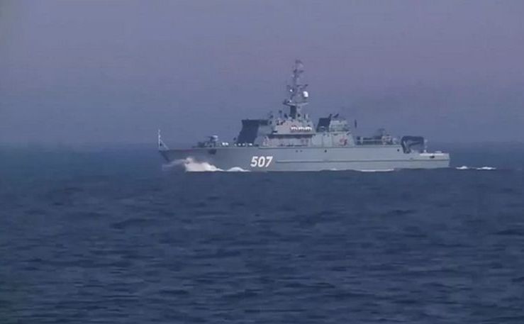 Navă de luptă rusească din Flota Baltică