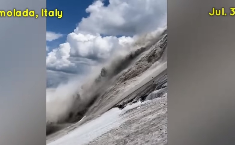 Un gheţar montan s-au prăbuşit duminică în Alpii italieni