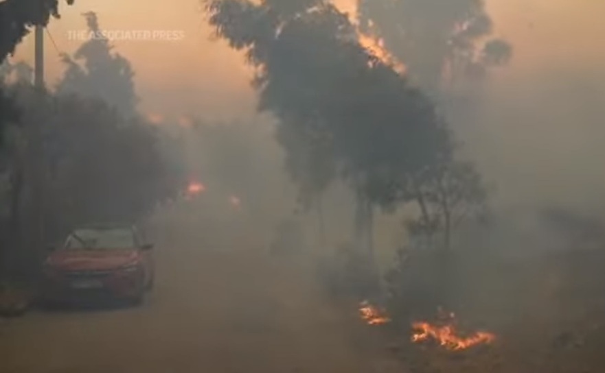 Incendiu de vegetaţie în Spania