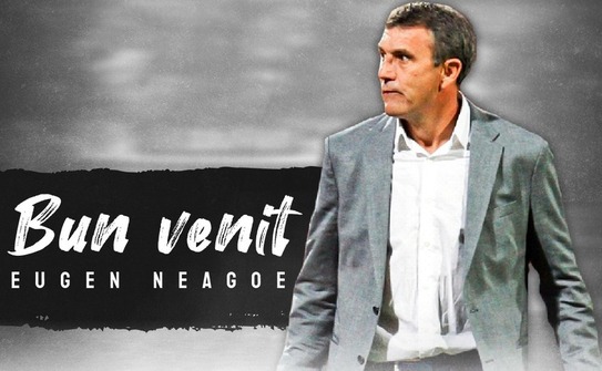 Antrenorul român Eugen Neagoe. (FC Universitatea Cluj/facebook)