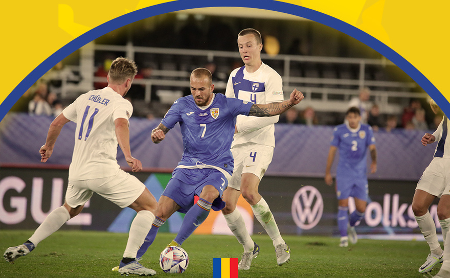 Româna -  Finlanda 1-1  (0-1), la Helsinki,  în Grupa a 3-a a  Ligii B din Liga Naţiunilor.
