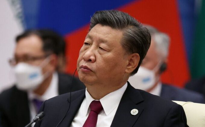 Preşedintele chinez Xi Jinping, la summitul liderilor Organizaţiei de Cooperare de la Shanghai (SCO) de la Samarkand, 16 septembrie 2022.