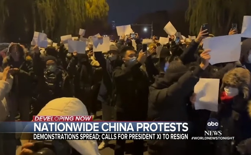 Proteste în China