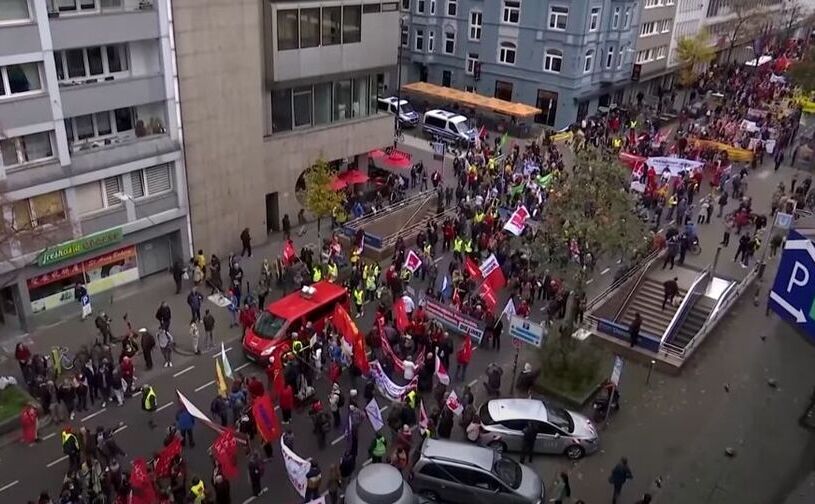 Protest în Germania împotriva costurilor mari la energie, 22 octombrie 2022