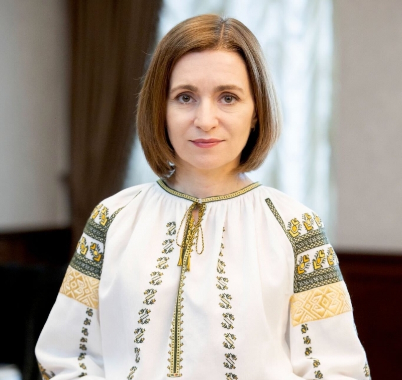 Maia Sandu, preşedinta Republicii Moldova