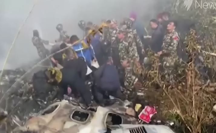 Accident aviatic în Nepal, 15 ianuarie 2023 (Youtube - captură ecran)