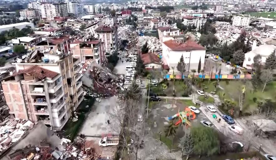 Urmările cutremurului din Turcia, 6 februarie 2023