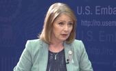 Ambasadoarea SUA la Bucureşti, Kathleen Kavalec (Captura video Agerpres)