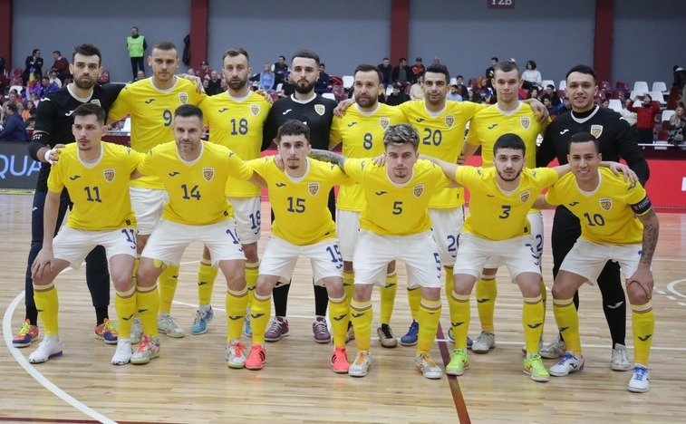 Echipa naţională de futsal a României.