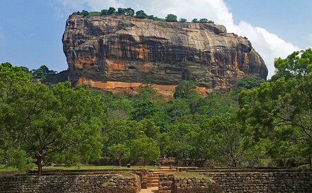 Fortăreaţa pe stâncă Sigiriya din Sri Lanka