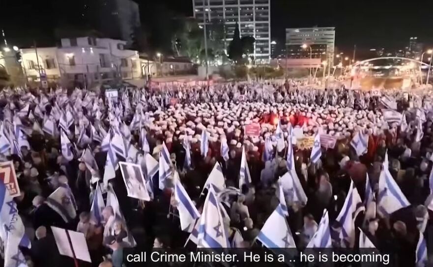 Protestele în Israel intră în cea de-a zecea săptămână, 11 martie 2023