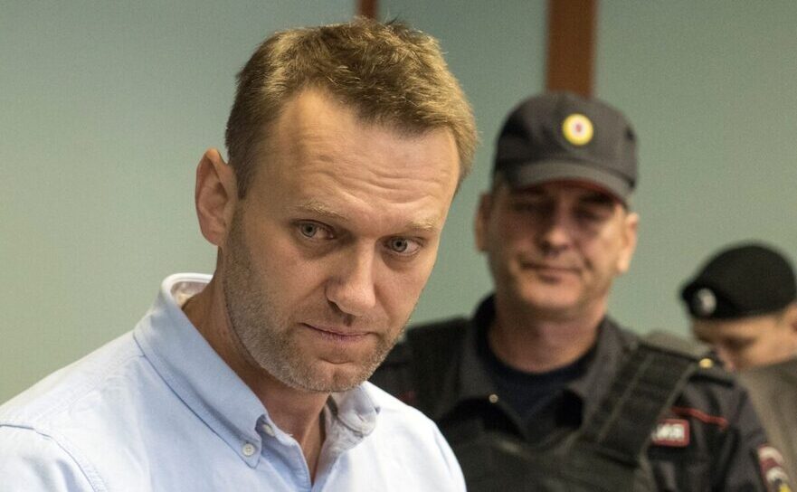 Liderul opoziţiei ruse Alexei Navalnîi, la un tribunal din Moscova, 16 iunie 2017