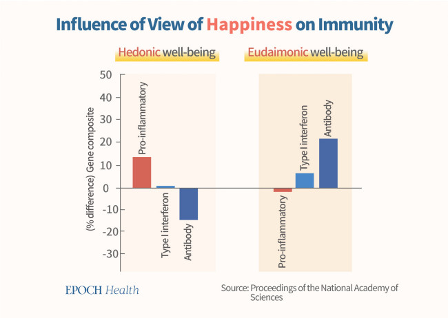 Impactul bunăstării hedonice şi eudaimonice asupra imunităţii. (The Epoch Times)