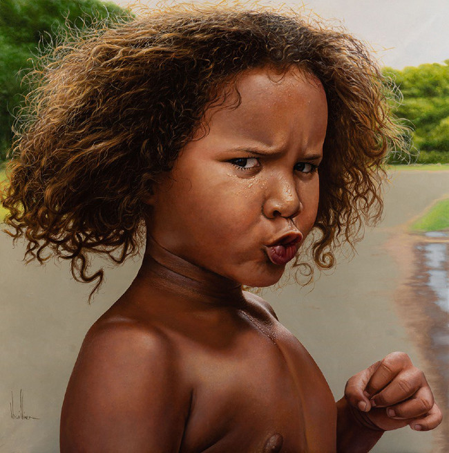 "Copilul luptător" de Philippe Lhuillier. (Concursul Internaţional de Pictură NTD)
