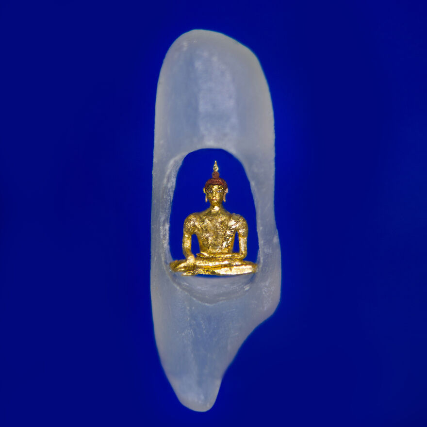 Buddha de aur (Prin amabilitatea lui Willard Wigan)