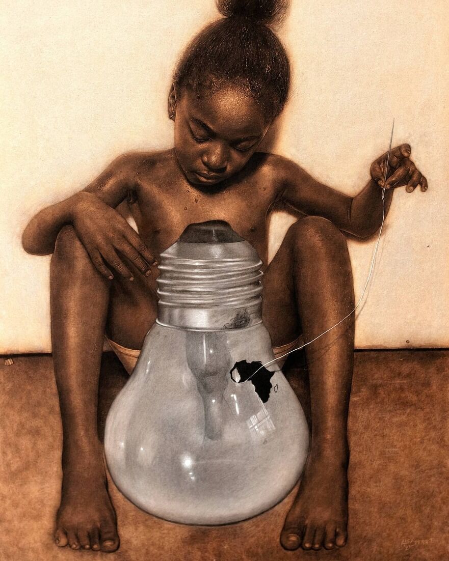 "Emergence" (2021). (Prin amabilitatea lui Alex Peter Idoko Arts)