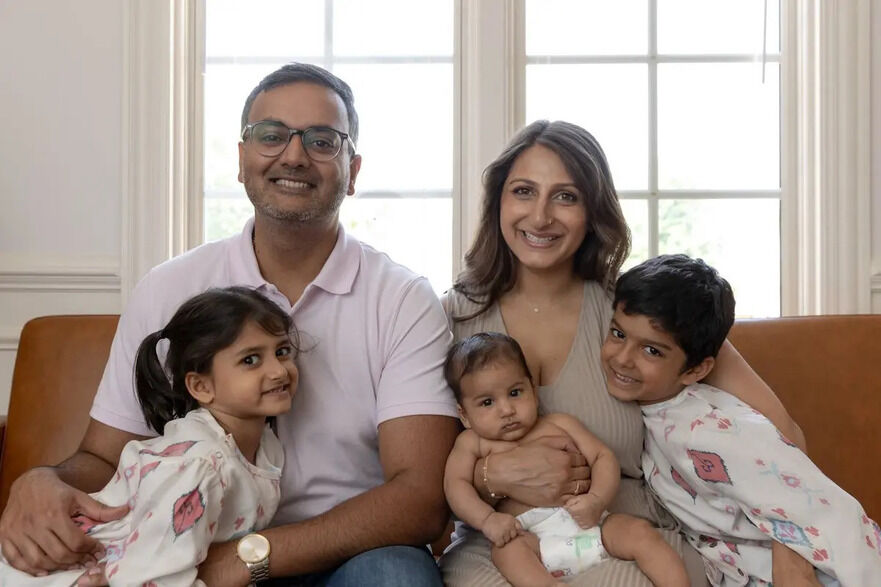Familia Chand. (Prin amabilitatea lui Jyoti Chand)